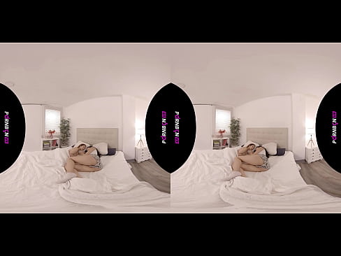 ❤️ PORNBCN VR दोन तरुण लेस्बियन 4K 180 3D व्हर्च्युअल रिअॅलिटीमध्ये खडबडीत जागे झाले जिनिव्हा बेलुची कॅटरिना मोरेनो लिंग